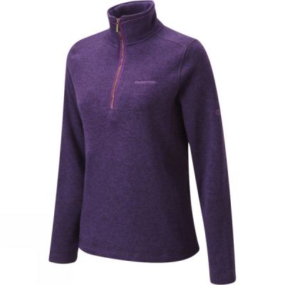 Fleece Craghoppers Fortuna Half Zip Mujer - Fucsia - Chile OQN192035